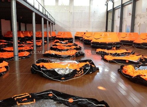 Porcelana Las soleas marinas abren balsas de vida inflables reversibles proveedor