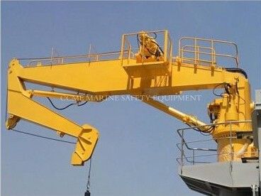 Grúa articulada marina eléctrica hidráulica proveedor