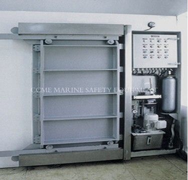 Puerta estanca deslizante hidráulica marina Puertas de acero marinas proveedor