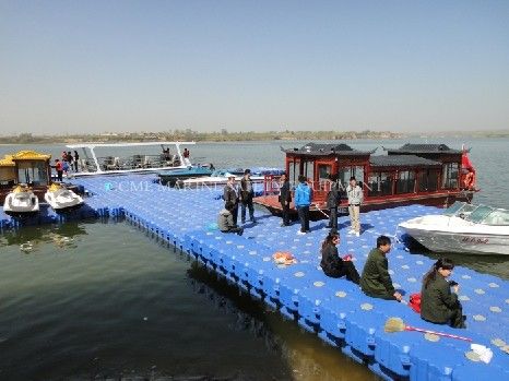 Muelle flotante de Marina, Pontón flotante, Puente flotante, Dique flotante para motos acuáticas proveedor