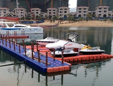Puente flotante de plástico Jet Ski flotante Pontoón de muelle cubo flotante proveedor