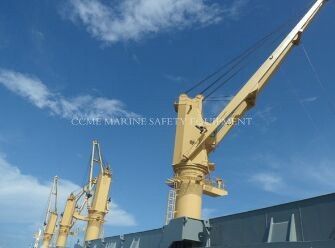 Grúas telescópicas de empuje de buques Grúas de cubierta de buques proveedor