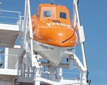 Bote salvavidas totalmente cerrado para barcos, botes salvavidas de caída libre para barcos proveedor