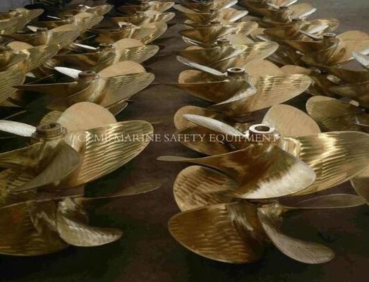 Hélice de bronce Material de cobre Hélices marinas de paso fijo de 4 hélices proveedor