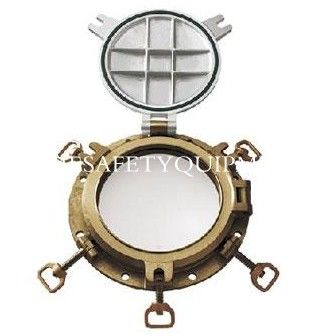 Marine Brass Portlight Porthole Side Scuttle Window With Deadlight Marine Window proveedor