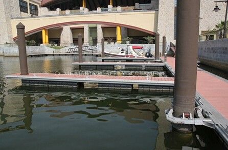 Pontoón flotante de aluminio proveedor