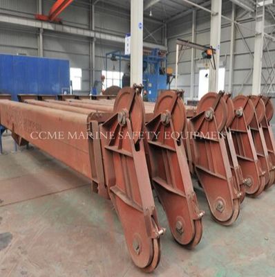 Grúas telescópicas de empuje de buques Grúas de cubierta de buques proveedor