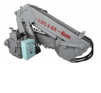 Grúa marina telescópica hidráulica de pluma articulada para cubierta de barco proveedor