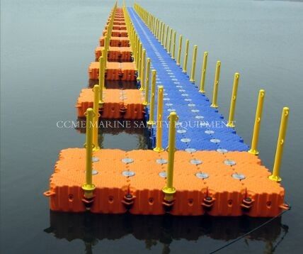 Pontoon flotante de plástico de HDPE Marina Puente flotante flotante proveedor