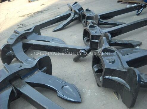 Marine Mooring Anchor Marine Japan Stockless Anchor Hall Type Anchor proveedor