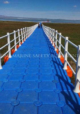 Pontoon flotante de plástico de HDPE Marina Puente flotante flotante proveedor