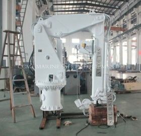 Grúa articulada marina eléctrica hidráulica proveedor