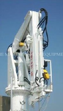 Grúa articulada marina eléctrica hidráulica proveedor