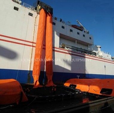 Sistema de evacuación de pasajes verticales marinos de una sola y dos escaleras proveedor