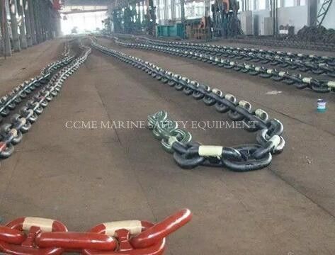 Cadena de ancla marina de cadena de eslabones de espárragos marinos proveedor